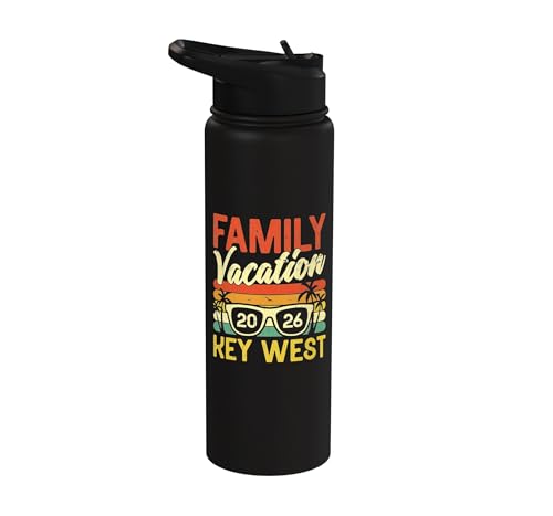Family Vacation 2026 Key West Stainless Steel Insulated Water Bottle