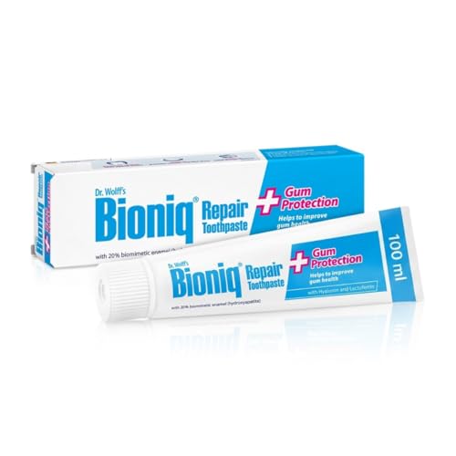 Bioniq Repair-Zahncreme Zahnfleisch-Schutz - 1x 100 ml - reparierende Zahnpasta mit Hydroxylapatit schützt vor Zahnfleisch-Entzündungen Zahnstein und Zahnbelag ohne Fluorid