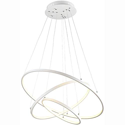 Plafonnier LED moderne 80cm LiChA blanc froid avec télécommande