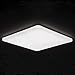 Produktbild WEIERR 48W Deckenlampe LED Deckenleuchte Kaltweiß, Wasserdicht IP44 Einfacher Stil Acryl Küchenlampe für Esszimmer Wohnzimmer Schlafzimmer, 3840LM 6000-6500K, Quadratische 54 x 54 cm (48W Kaltweiß)
