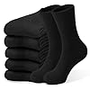 VoJoPi Chaussettes Chaudes Femme, 5 Paires Grosse Chaussettes Hiver Thermiques Laine Femme pour Randonnée Ski Loisirs Travail EU 35-42