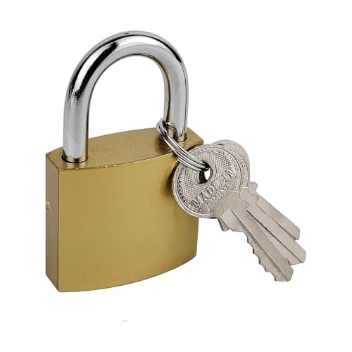 1 Pcs Small Keyed Padlocks, 1.25 Inch (32 mm) Locker Lock with Keys for Luggage Locks Gym Locker Toolbox (1.25Inch)