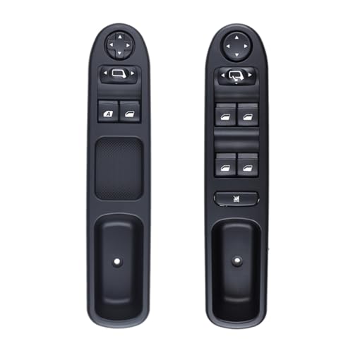 Interrupteur commande vitre Peugeot 207 et Citroën C3 remplace 6554.QC
