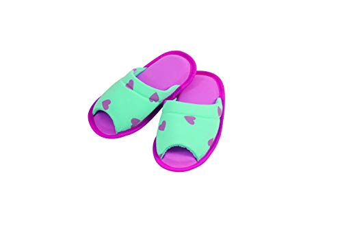 Pantufa Daisy Days 82.01, Feminino, Rosa/Verde, G
