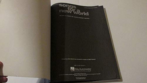 Hal Leonard 313188 Songs For A New World: Piano/Vocal Selections Piano thumb #1