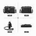Imagen de EVEOUT Damen Punk Style Umhängetasche Pu-Leder mit Totenkopf-Print Handtasche Schwarz