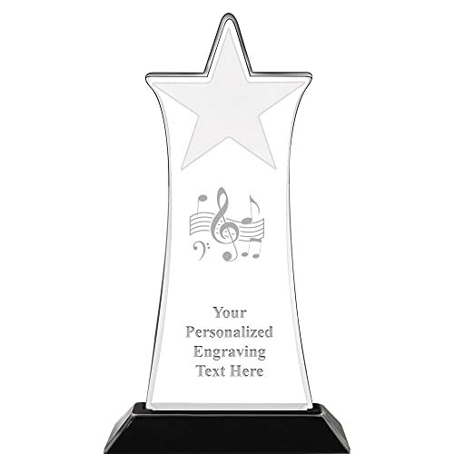 Crown Awards 8.75" Music Meteorite Acrylic, Customize with Your Engraving