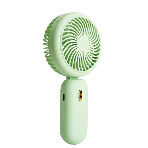 Ventilador plegable personal, ventilador plegable de mano, Ventilador de viaje recargable plegable con fuerte, Ligero Confort de 3 velocidades Strong Air para juegos de deportes al aire libre