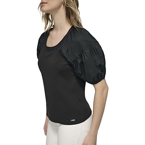 Image of Calvin Klein Womens Short Sleeve Knit