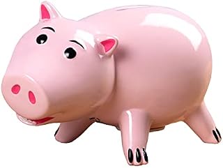 Paladone Toy Story Piggy Bank | Premium Ceramic Money Box for Kids & Adults | Keep Your Coins Safe in an Official Replica of Hamm | Nobody Look Till I Get My Cork Back, Pink