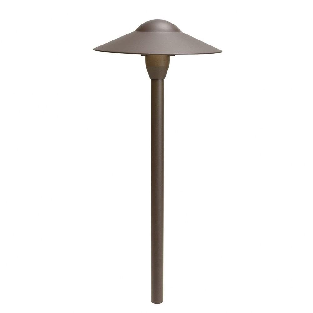Kichler 15310AZT6 Path & Spread 1-Light 12V, Textured Architectural Bronze