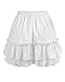 Nuoqi White Ruffle Bloomer for Women Cotton Victorian Pantaloons Vintage Knickers XL