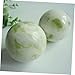 FRCOLOR 2pcs Jade Massage Balls for Self-Massage Tools Muscle Ball Elderly Care Relax Brain Portable Random Color