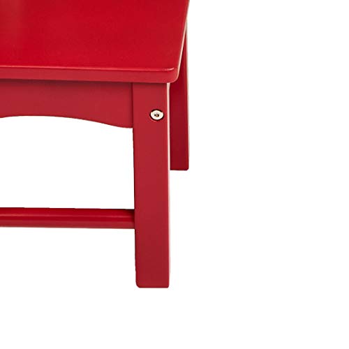 Amazon Basics Kids Wood Table And 4 Chair Set, Natural Table, Assorted Color #TOP3