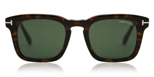 TOM FORD Dax Gafas, Dark Havana, 145 Unisex Adulto