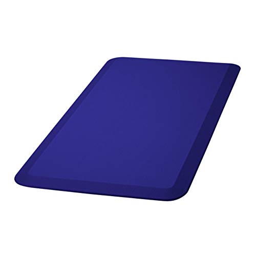 HemingWeigh 1,9 cm Anti-Rutsch Anti-Müdigkeit Komfortmatte, ergonomisch geformt, ungiftig, Material, wasserdicht, 50,8 x 99,1 cm (blau)