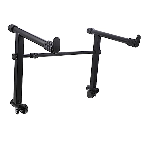 Abaodam Keyboard Stand Rack Electric Organ Stand Heavy Duty Construction Rubber Pad