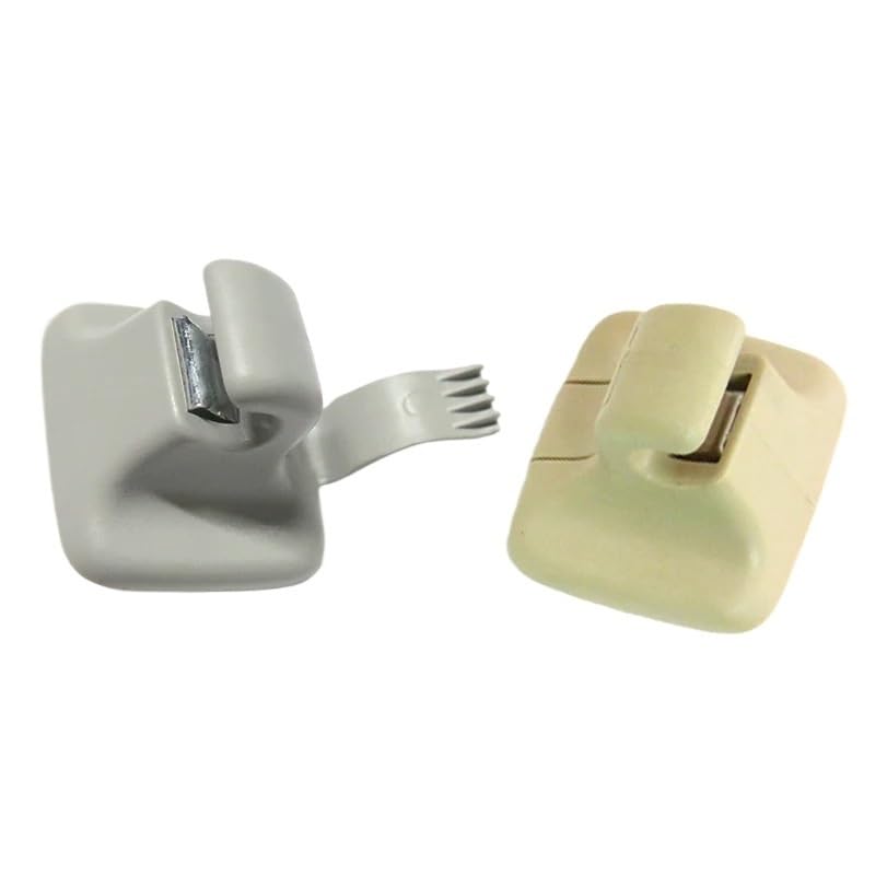 Clip per aletta parasole grigio beige per Passat