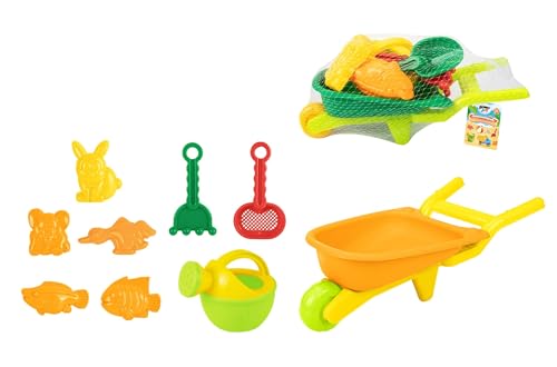 Power Joy Summerz Handcart 6-Pieces Interactive Toy Encourage Outdoor Play And Imaginative Adventures Perfect For Beach Trips Sandbox Adventures Backyard Play Promotes Creativity Coordination