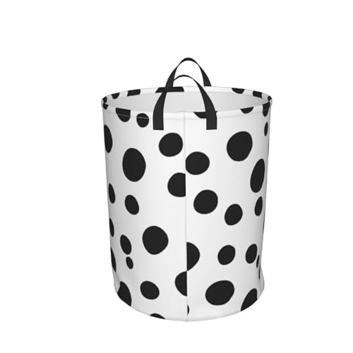 Foruidea Polka Dots Laundry Basket,Laundry Hamper,Collapsible Storage Bin thumb #5