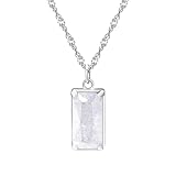 MaicuQ Cadena de plata de ley 925 maciza de 2 mm para mujer, collar sencillo y delicado, cadena de eslabones minimalistas, gargantillas, gargantillas, gargantillas finas y resistentes, calidad