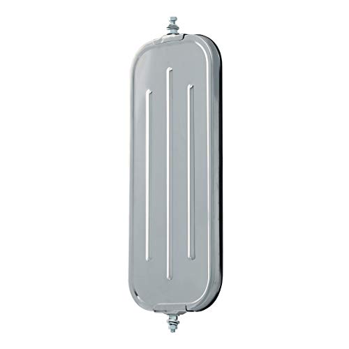 Retrac 610226 7 X 16-Inch Stainless Steel Rib-Back West Coast Mirror Head, Universal Driver Or Passenger Side #TOP1