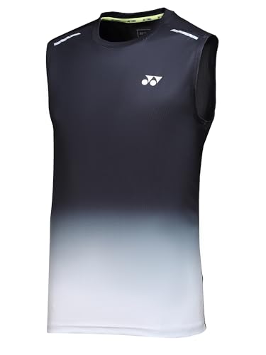 Image of YONEX Comfort Club 8 Sleeveless Round Neck T-Shirt 3000- Sustainable Performance |TruDry Moisture-Wicking | Cool, Dry and Comfortable | Round Neck | Light Weight | Eco-Friendly T-Shirt