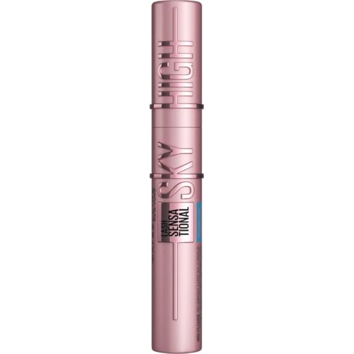 Maybelline New York Lash Sensational Sky High Mascara, Volumising & Lengthening Mascara, Washable Flake-Free Formula Infused with Bamboo Extract & Fibres, 7 ml, Shade: Brown