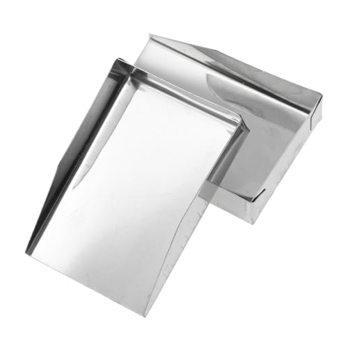ULTECHNOVO 4 piezas Palas sin Orejas de Acero Inoxidable para Joyería Cucharas Multipropósito para Polvo de Gemas y Diamantes Herramienta Ligera y Fácil de Limpiar para Tiendas y Uso