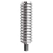 SS-3H CB Antenna Spring Mount - Heavy Duty Stainless Steel Antenna Electronics Spring to fit Mobile/in-Vehicle CB Radio Antenna Mount up to 60" Long and 3/8" - 24 Threads.