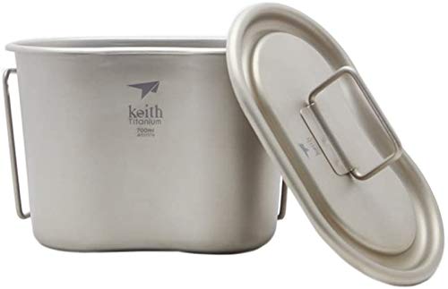 Amazon | Keith 1100ml+700ml チタン 兵式飯ごう キャンティーン