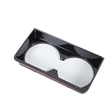 RTYLOPVM Car Front Drain Cup Holder Decorative Cover Trim Parts Compatible for Land Rover Compatible for Range Rover VELAR Evoque 2024 2025 ABS Car Accessories(Carbon Fibre)
