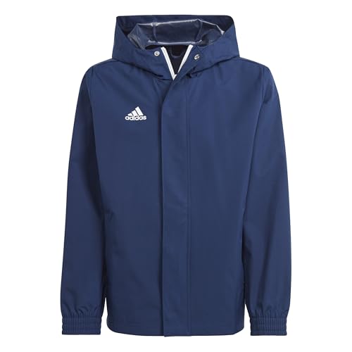 adidas Unisex Kinder Entrada 22 All-Weather Jacket, Team Navy Blue 2, 11-12 Years