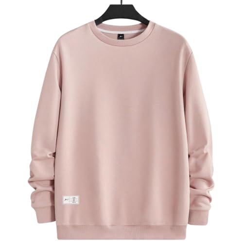 Image of PROSHARX Men's Essential Patch Sweatshirt | Warm, Fleece & Comfortable Round Neck Sweatshirt