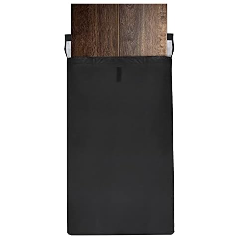 Sorfey Felt Lined Dining Table Leaf Storage Bag with Velcro Closure, Water Resistant and Scratch Resistant, 52" x 24", Black… Cover