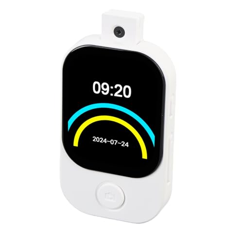 Asixxsix MP3 Player with Bluetooth 5.4, 2inch Touchscreen Music Player with HiFi Speaker, FM Radio Alarm Clocks, Stopwatch & Electronic Book, Portable MP3 Player for Kids Student (8G Small Memory