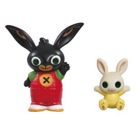 Rainbow Designs Bing - Bing and Charlie Twin Pack Figure Kids Toy with 8cm & 5cm Characters for Imaginative Role Play, Storytelling & Social Development - Toys Kids, Ages 18 Months