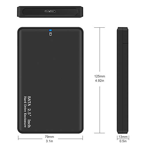 Caja Externa Type-C a SATA USB 3.0 para Disco 2.5" HDD/SSD miniatura 6