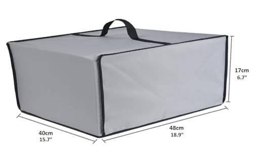 AF-WAN Anti-Static Waterproof Nylon Fabric Dust Cover for HP Smart -Tank 5101 /HP Smart-Tank 5000 /HP Smart -Tank 6001 Wireless Cartridge-Free all in one printer (Silver Grey) by AF-WAN - Image 3