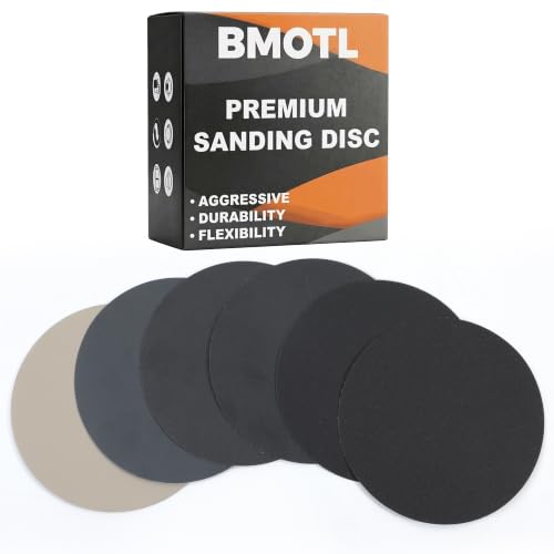 Image of 5 Inch Wet Dry No-Hole Sanding Discs, 120Pcs, 400-3000 Assorted Grit