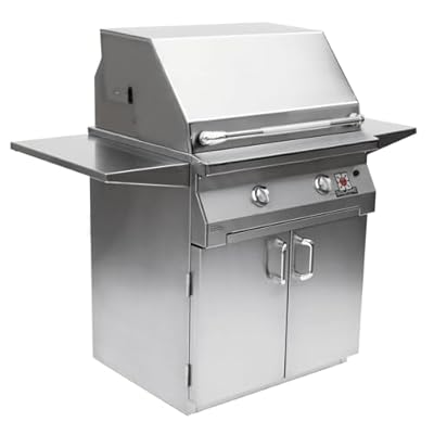 Solaire Convection Freestanding Grill (SOL-IRBQ-30C-NG), Standard Cart, 30-Inches, Natural Gas