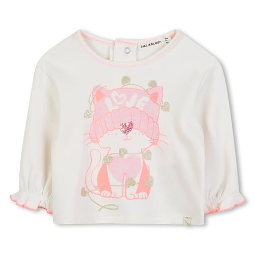 Billieblush Baby Girls' U21462 T-Shirt, Rice, 6 Months