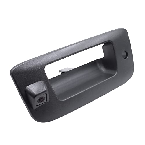 Image of Rear View Camera Backup Tailgate Handle Camera for Chevy Silverado and GMC Sierra Years 2007-2013,Tailgate Door Handle Replacement Camera(Black) 22755304 with Camera