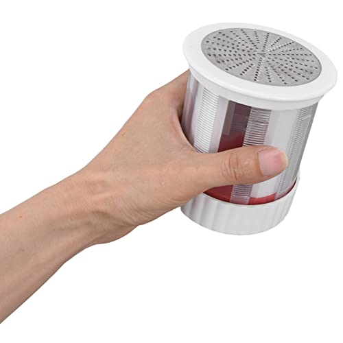 Rallador Kadimendium plástico y acero inoxidable rojo y blanco miniatura 3