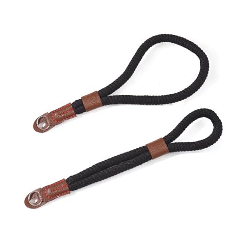 Namolit Correia de pulso de câmera ajustável de 26,5 cm para alça de mão de câmera para câmeras digi