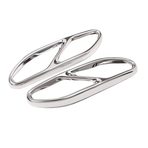 Embouts de pot d'échappement Mercedes Classe S W222 2018-2022 finitions canules argentées