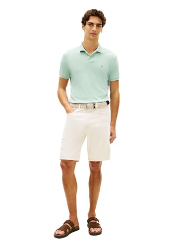 Image of Tommy Hilfiger Mens Short Sleeve Casual Polo Shirts in Regular Fit with Liquid Cotton