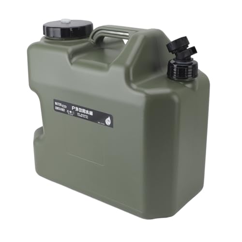 GLOGLOW Cantimploras Jarra con Grifo 37 X 20 X 34 Cm Diseño Liviano de Gran Capacidad para Acampar Senderismo Preparación para Emergencias Contenedor de Agua de 18 L Almacenamiento de Agua de PE