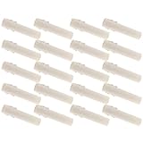 KOCKSHION シャンデリアキャンドルソケットカバー 20個入り キャンドルカバースリーブ プラスチック製 ドリップ防止 シャンデリアパーツ 誕生