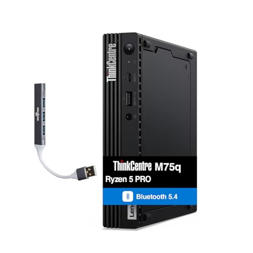 Lenovo ThinkCentre M75q Business Desktop (AMD Ryzen 5...